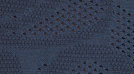 Perforated Paisley Club Blue