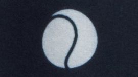 New Tennis Ball Polka White Club Blue
