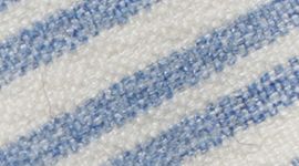 New Inline Stripe Coconut Ivory Heathered Prep Blue