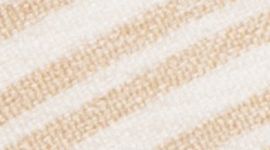 New Inline Stripe Coconut Ivory Heathered Trench