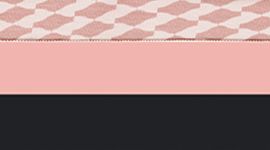 New Black/Pink Parade/Mosaic Geo Misty Shell Toasted Pink