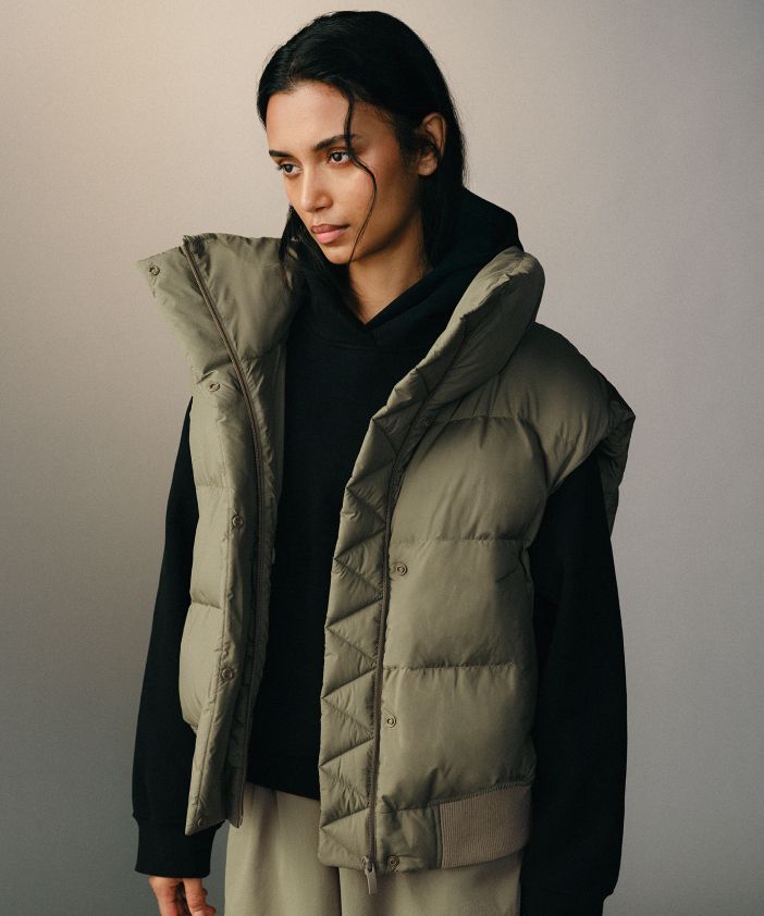 Wunder Puff™ vest in Cypress Forest. 