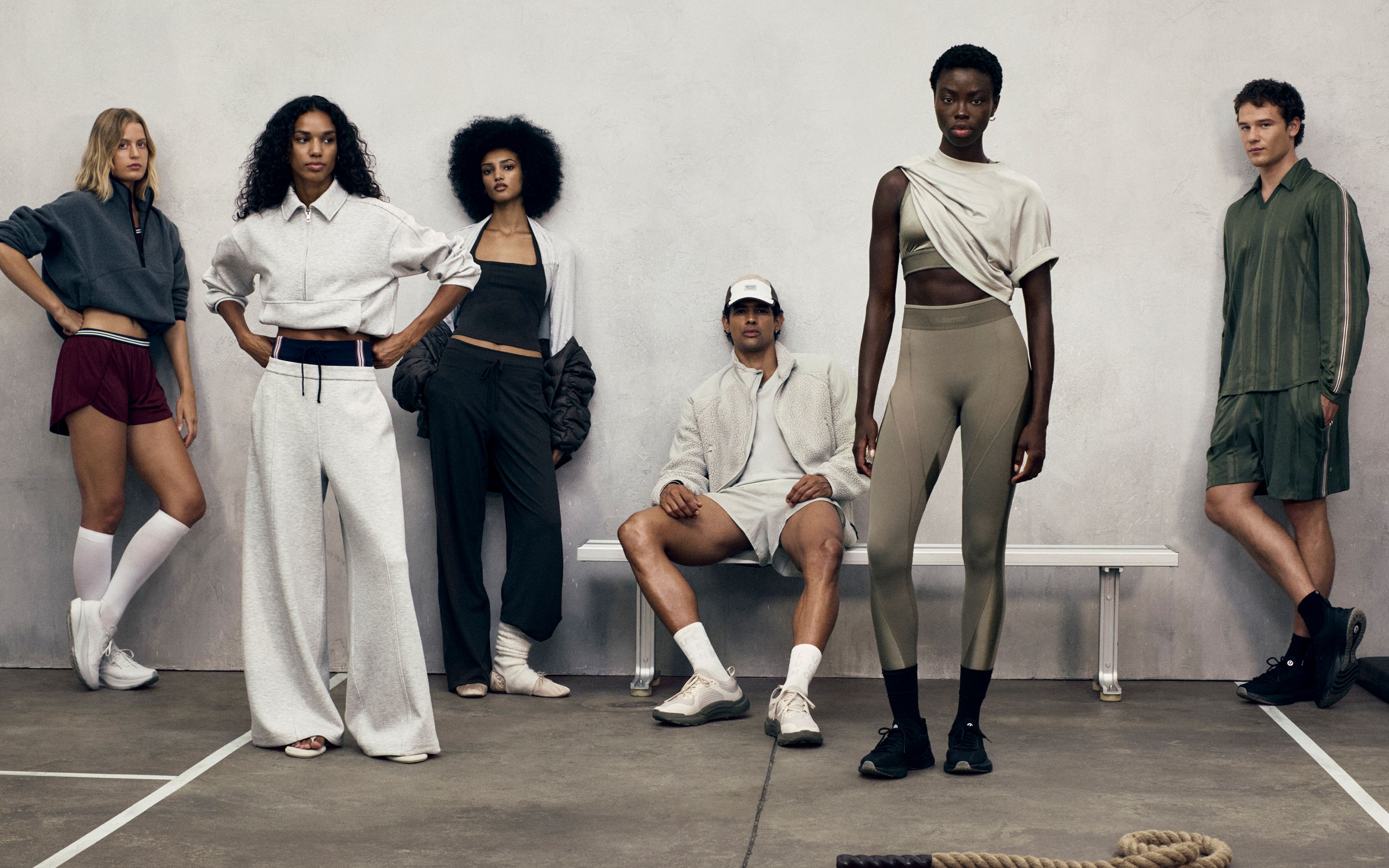 People wearing the lululemon fall 2026 collection.