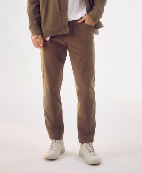 SMF Caramel Brown Slim Fit Chino Pant –