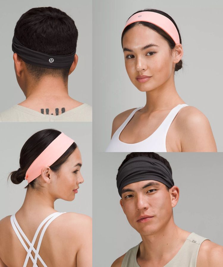 Secure headbands are a must.