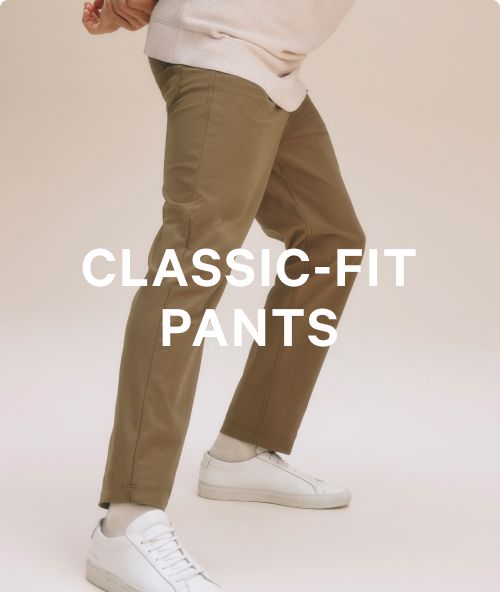 Buy Lululemon Trousers Cheap - Copper Brown Mens ABC Pant Slim 34L Cord