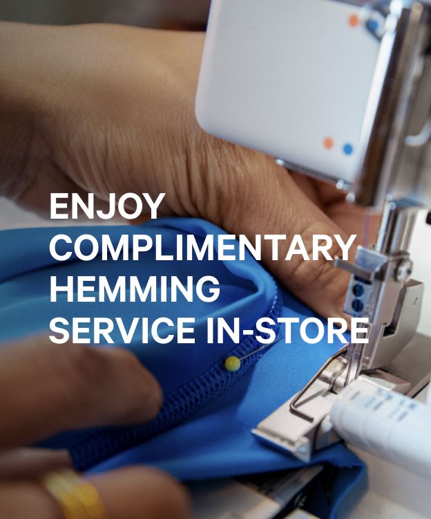 Hemming? It's free.
