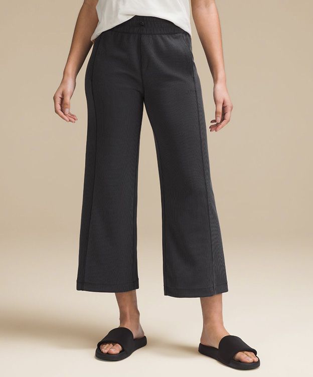 lululemon lab Merino Wool-Knit High-Rise Slouch Pant