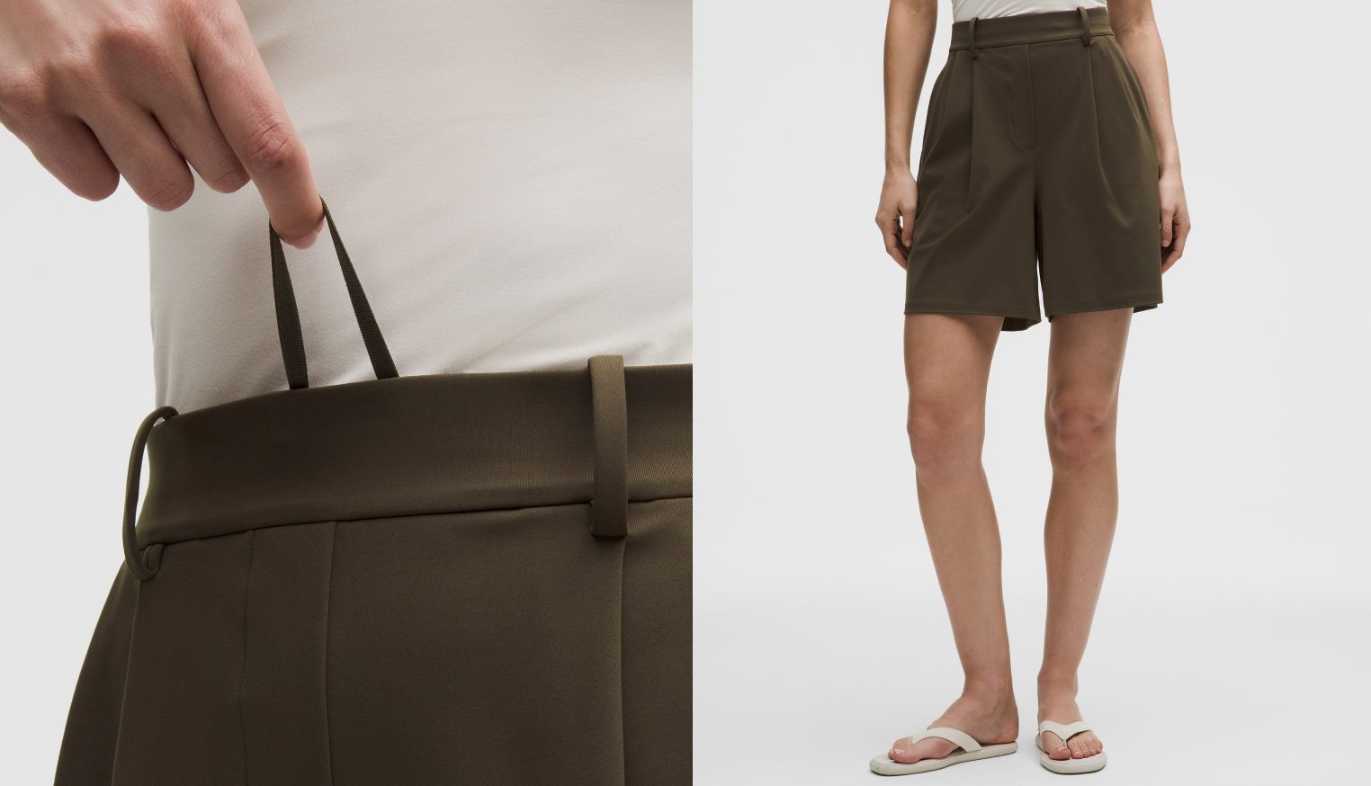 Daydrift プリーツハイライズショーツ 7インチ | ショートパンツ