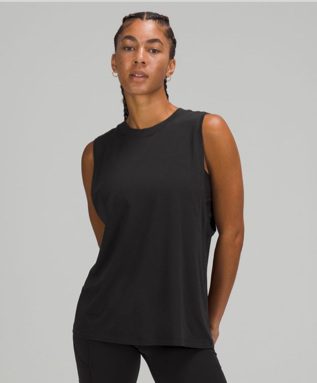 sleeveless long t shirt for women