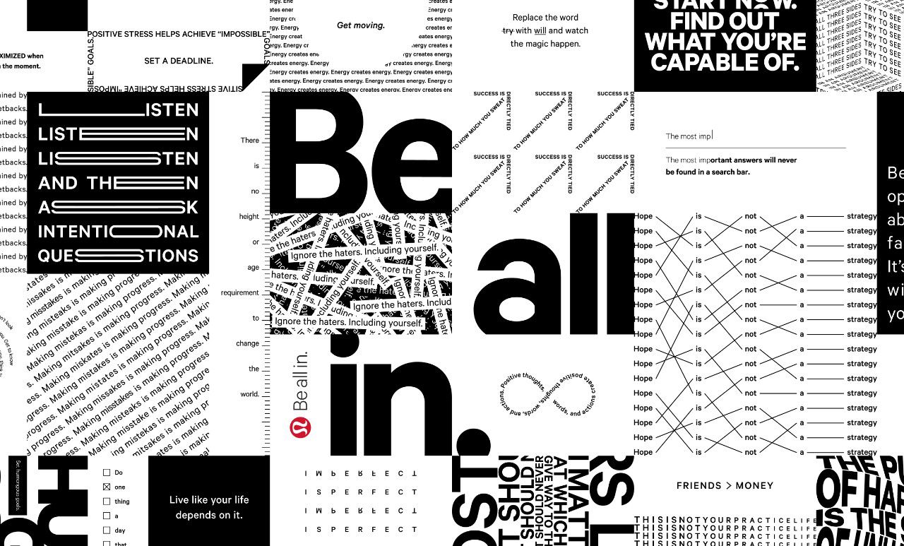 lululemon manifesto — Story