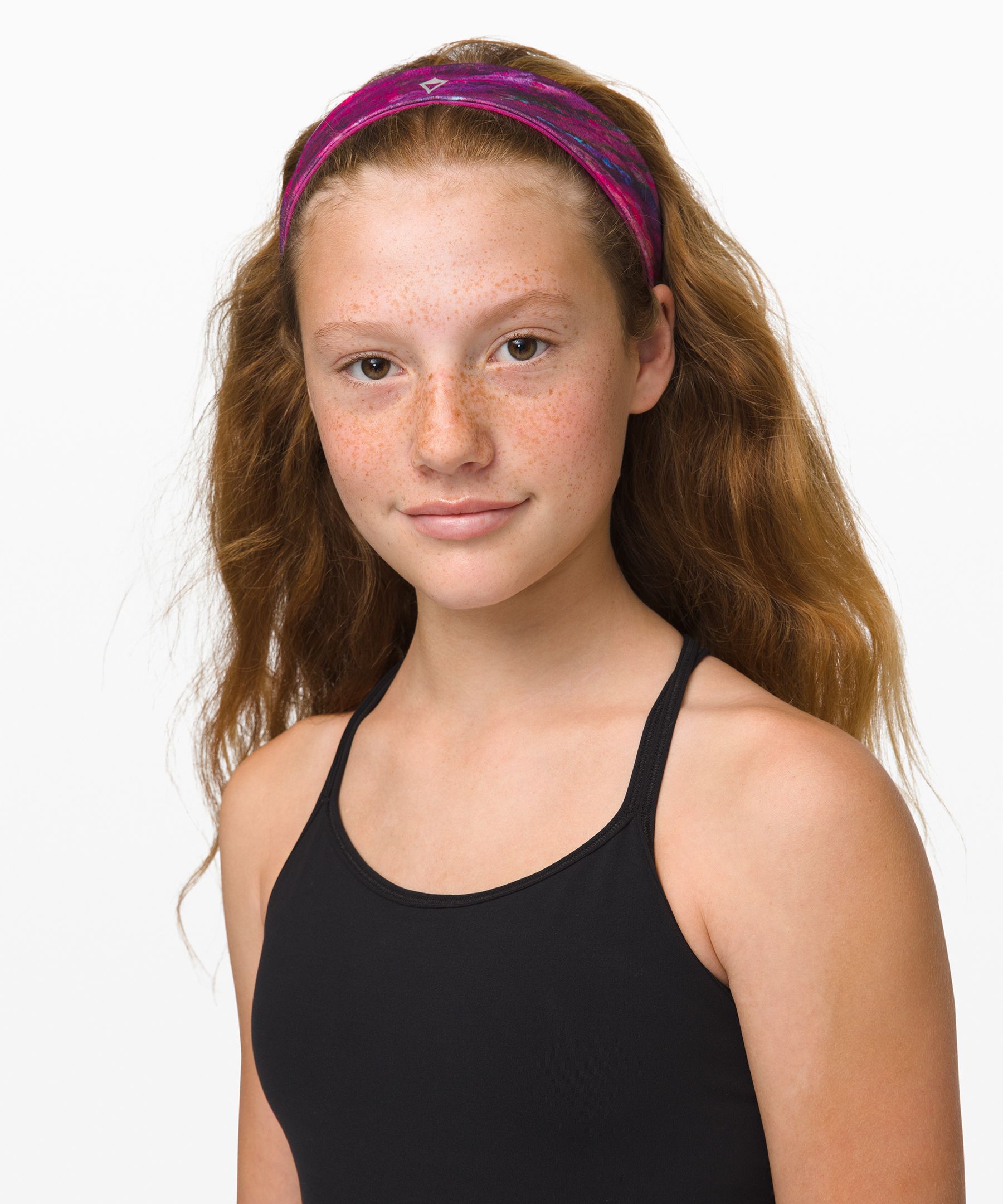 Lululemon Back 2 Back Headband*reversible - Girls In Totally Terrain Multi/potion