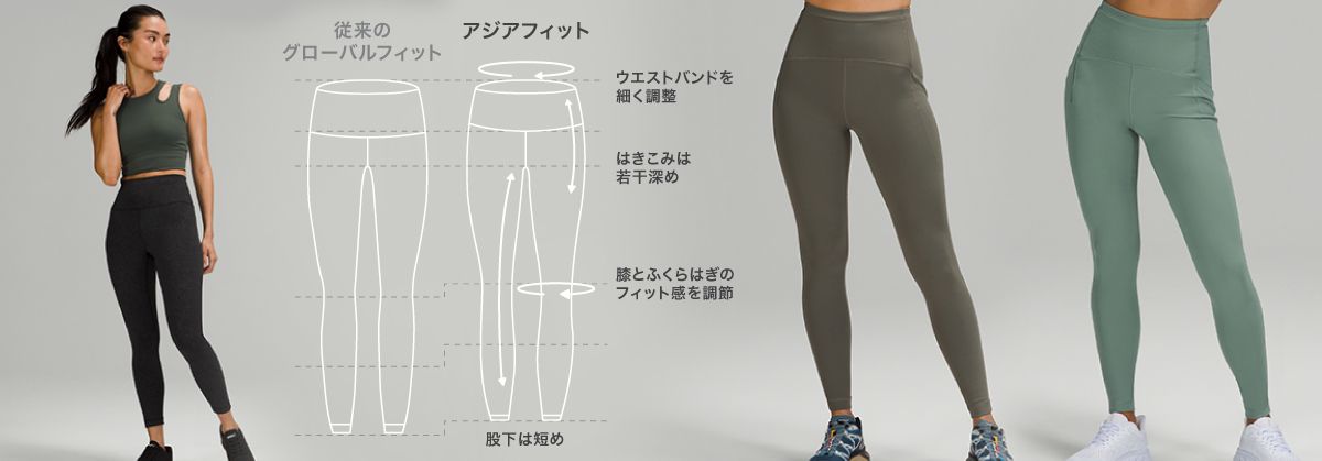 lululemon ルルレモン レギンス ヨガパンツ スパッツ8 アジアフィット