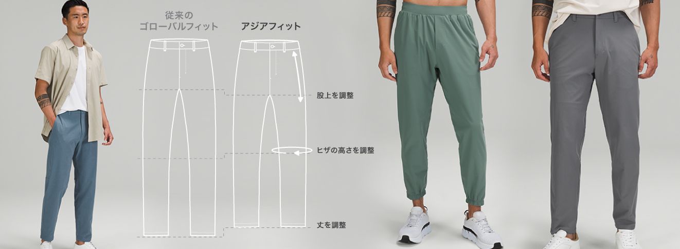 Lululemonルルレモンasia fit Taille Asiatique Asia fit taille asiatique - lululemon - メルカリ