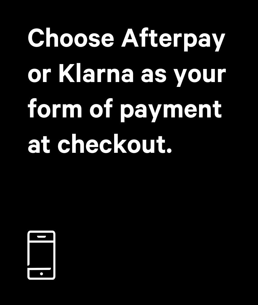 Buy Now Pay Later with Afterpay 