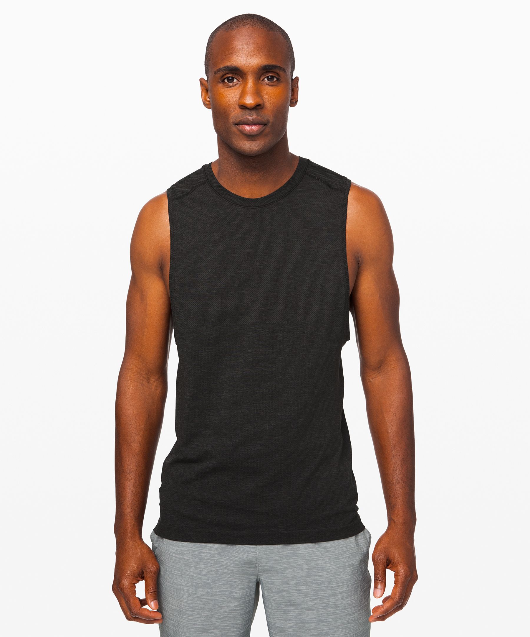 lululemon grey tank top