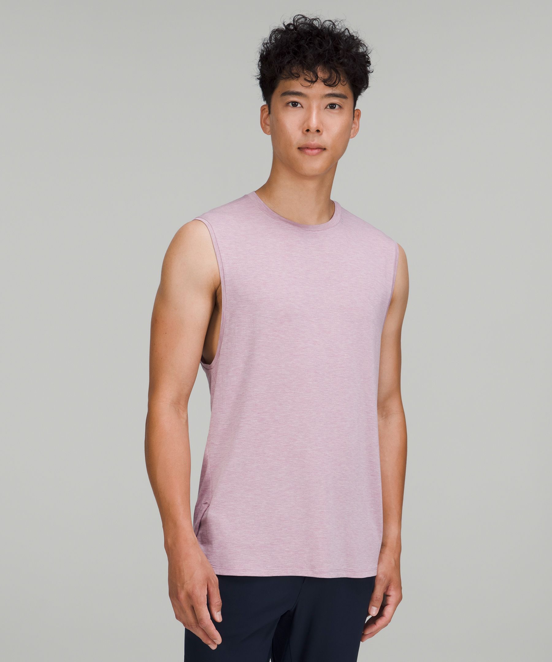 Lululemon Balancer Tank Top In Heathered Dusty Rose