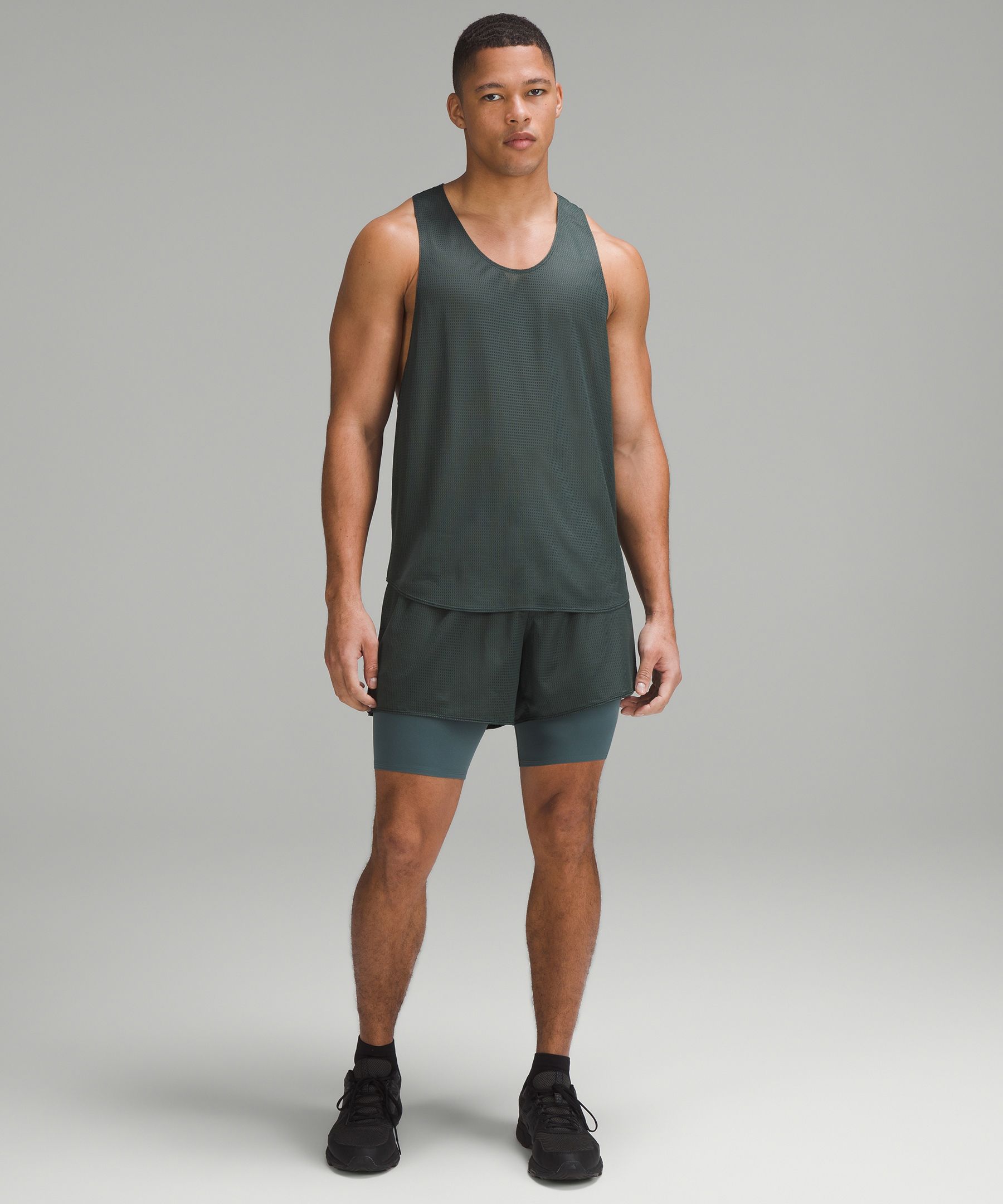 Lululemon lab Grid Mesh Singlet *Graphic