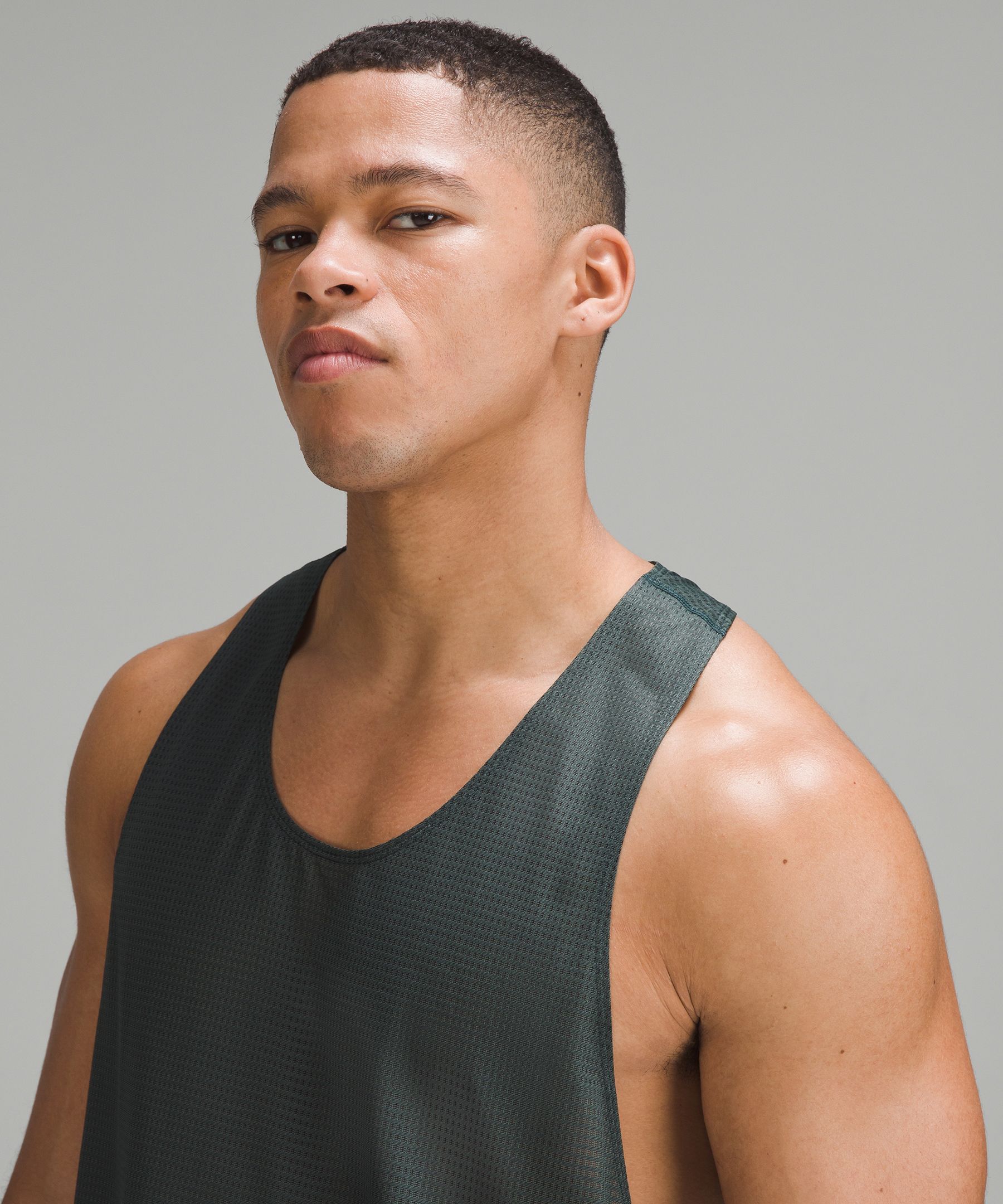 lululemon lab Grid Mesh Singlet *Graphic