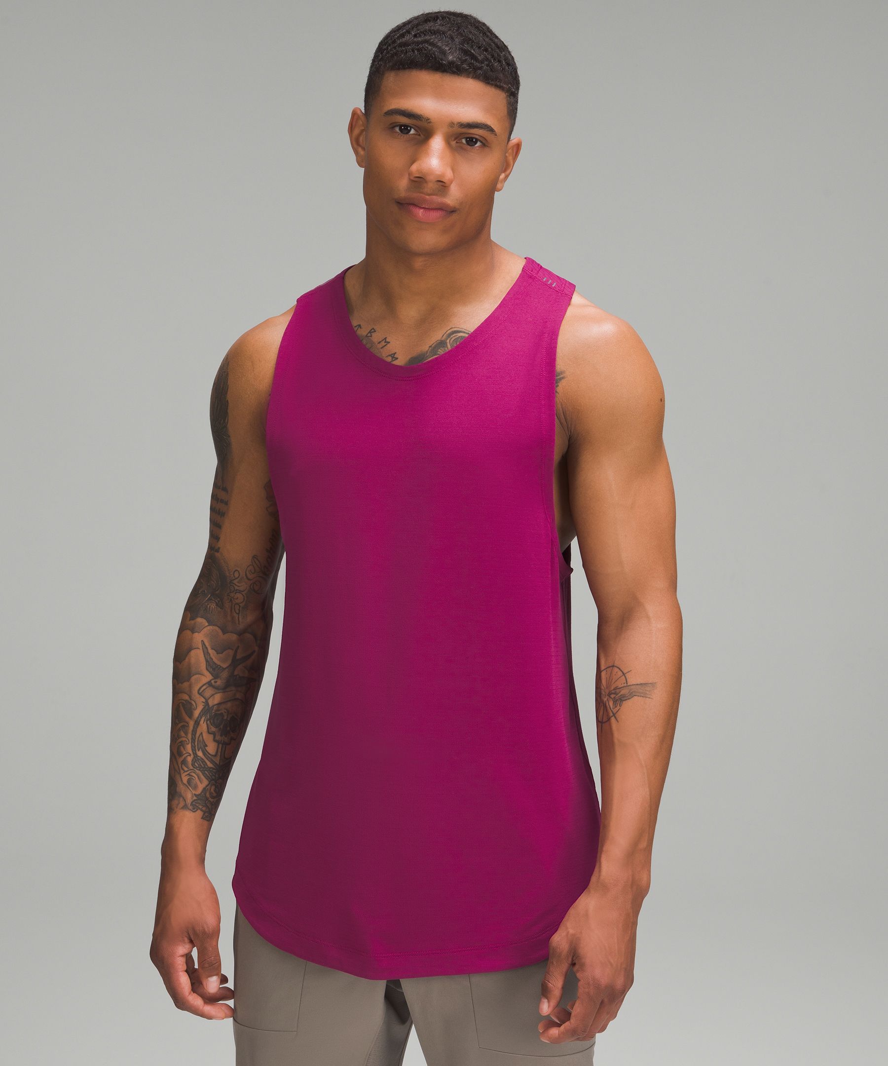 LULULEMON License to Train Recycled-Mesh Tank Top for Men