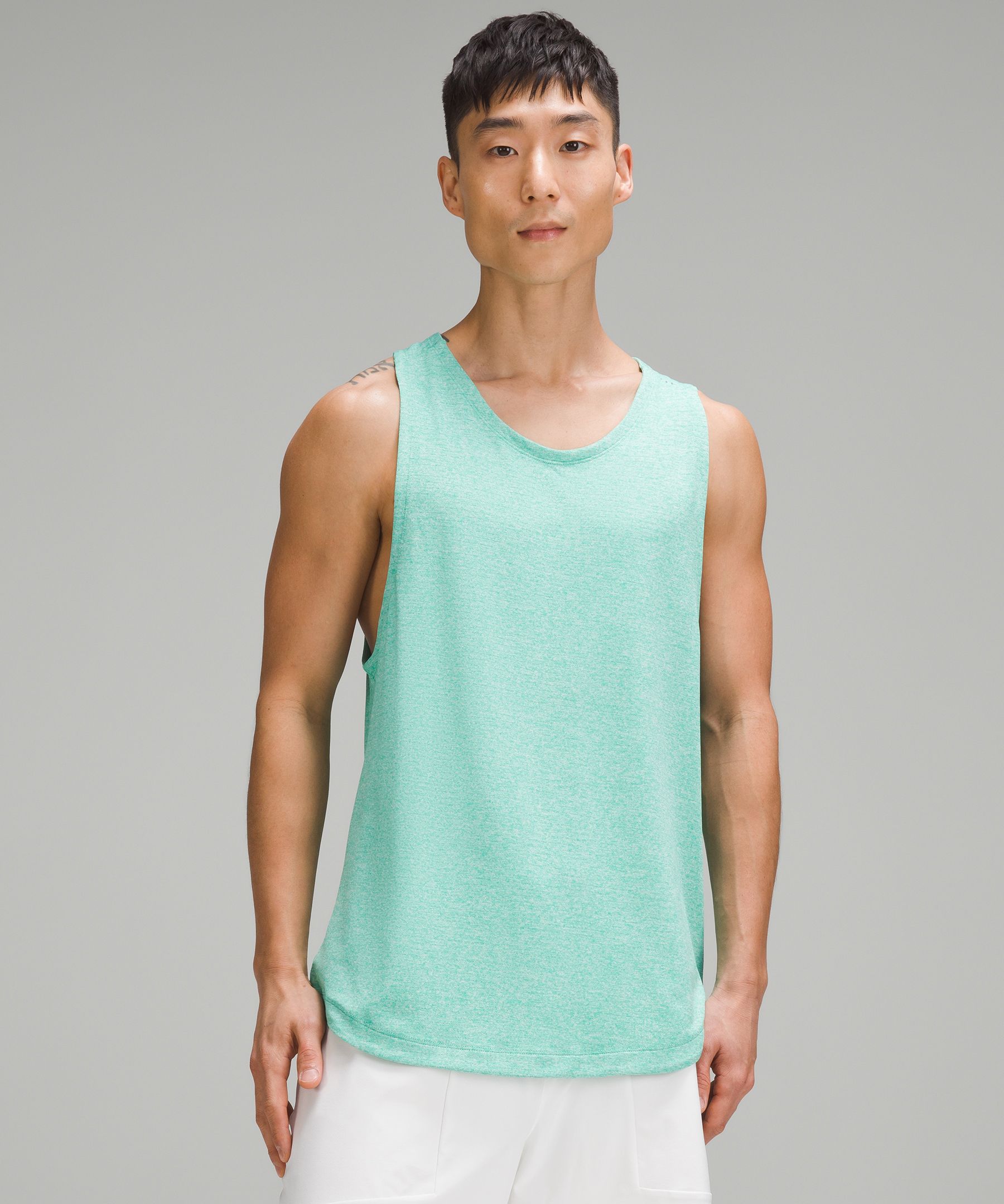 LULULEMON License to Train Recycled-Mesh Tank Top for Men