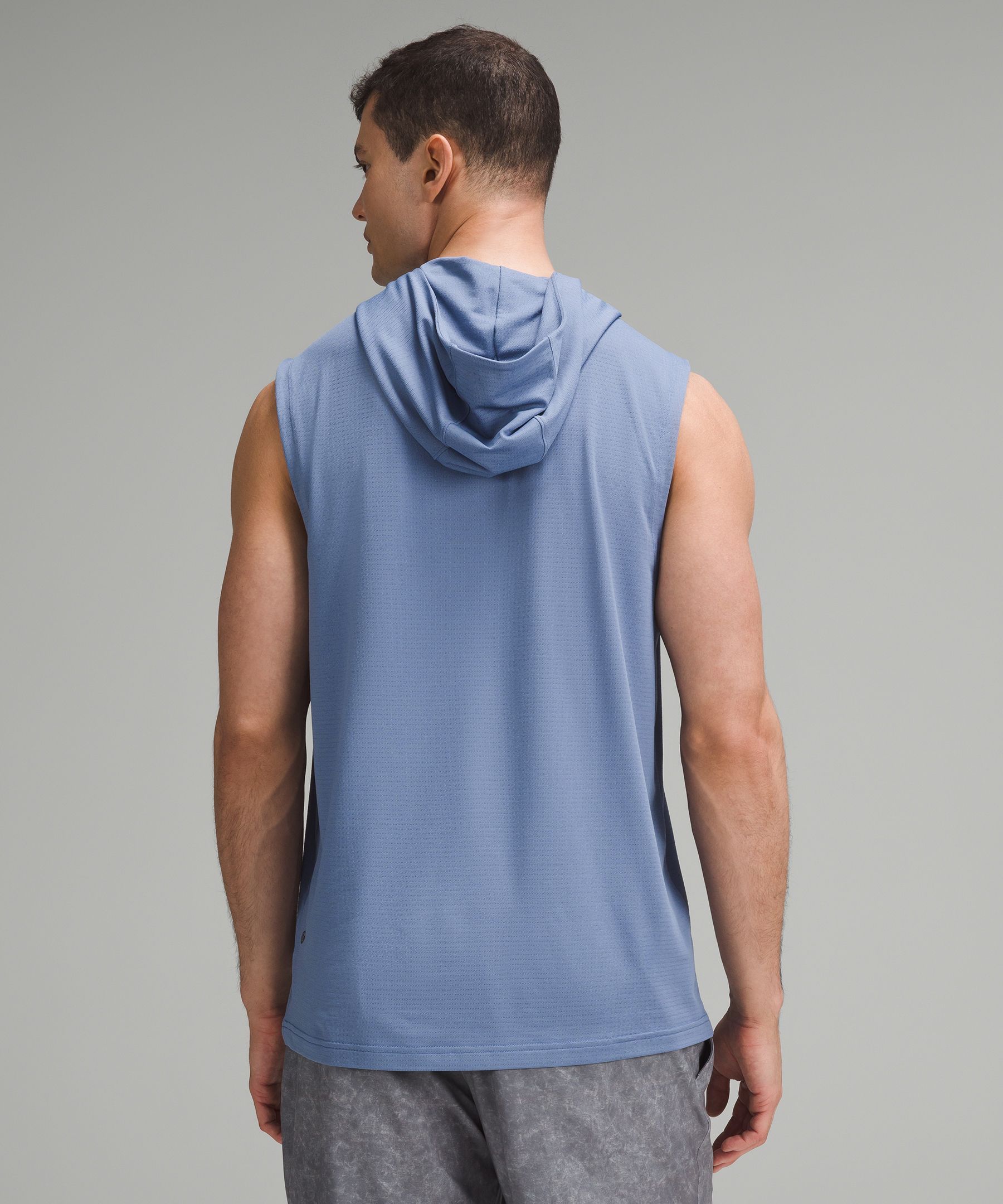 Shop Lululemon License To Train Relaxed-fit Sleeveless Hoodie