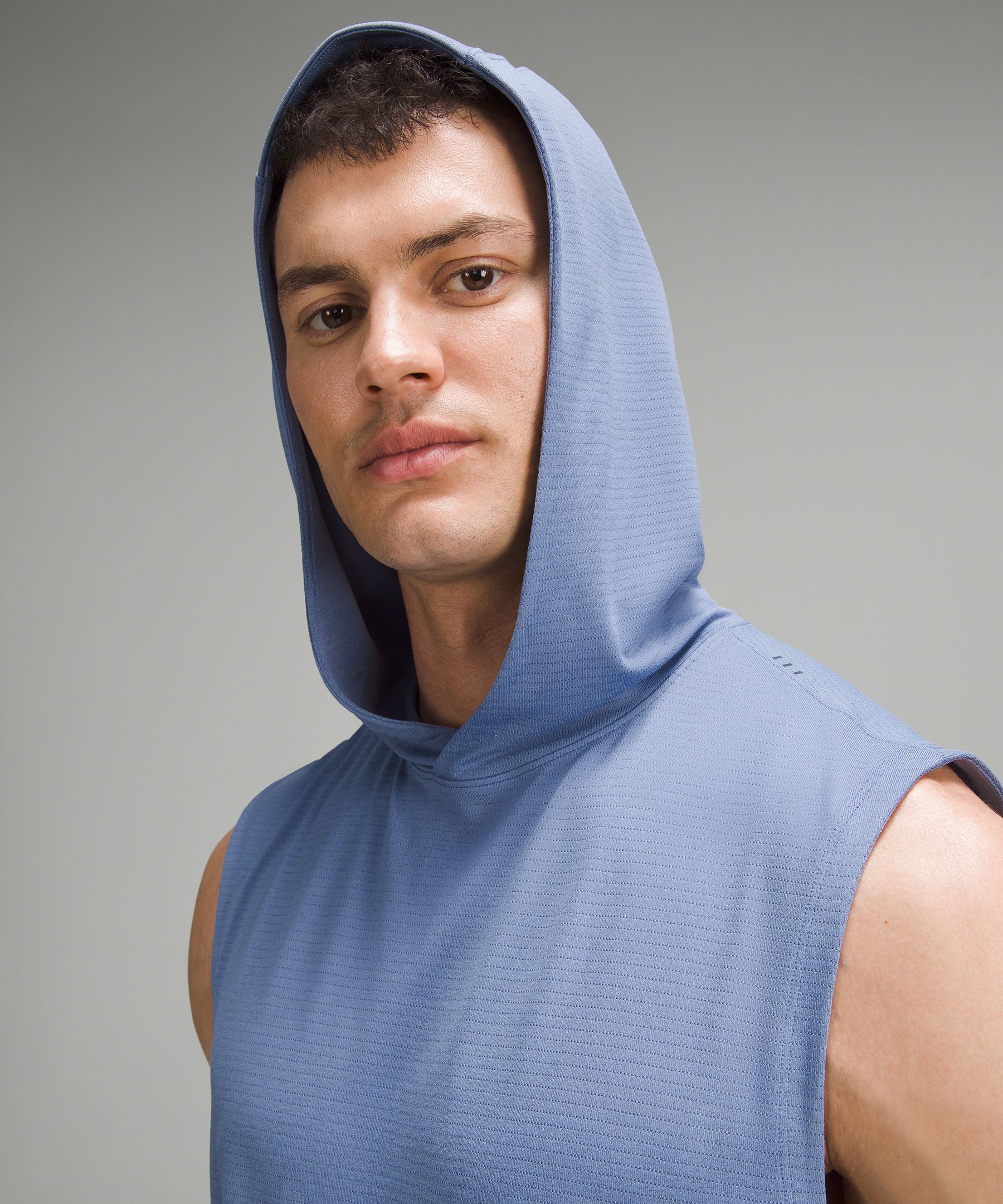 Shop Lululemon License To Train Relaxed-fit Sleeveless Hoodie