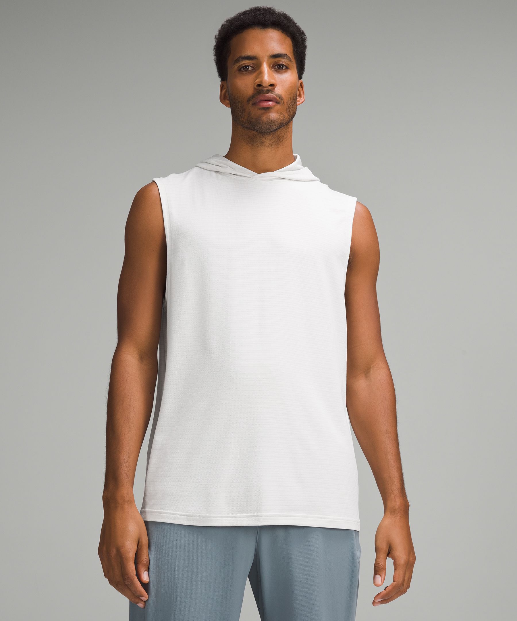 Shop Lululemon License To Train Relaxed-fit Sleeveless Hoodie