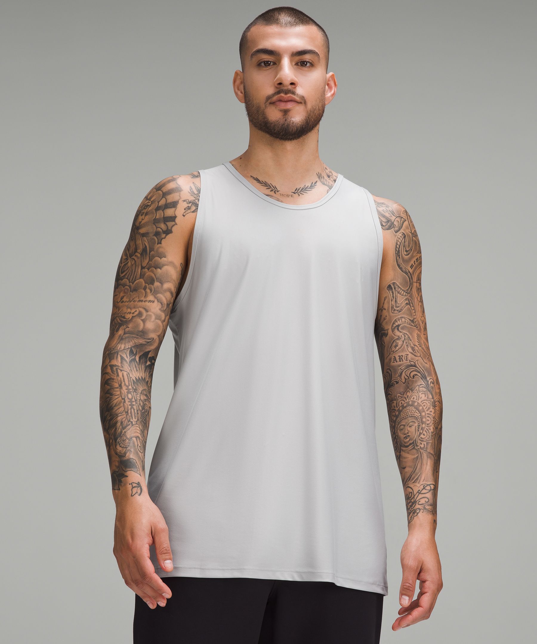 lululemon – Men's Ultra-Soft Nulu Tank Top – Color Silver/Grey – Size L