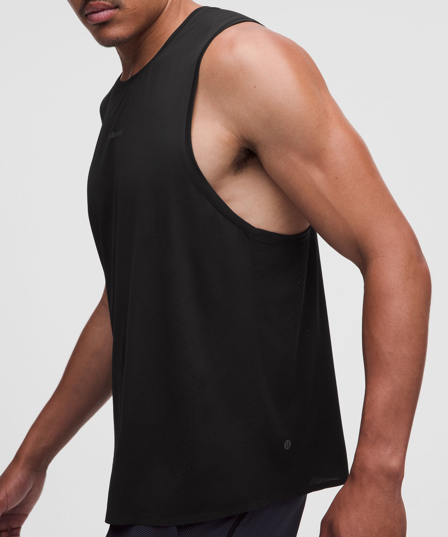 Camiseta sin mangas Fast and Free para hombre *Largo para carreras