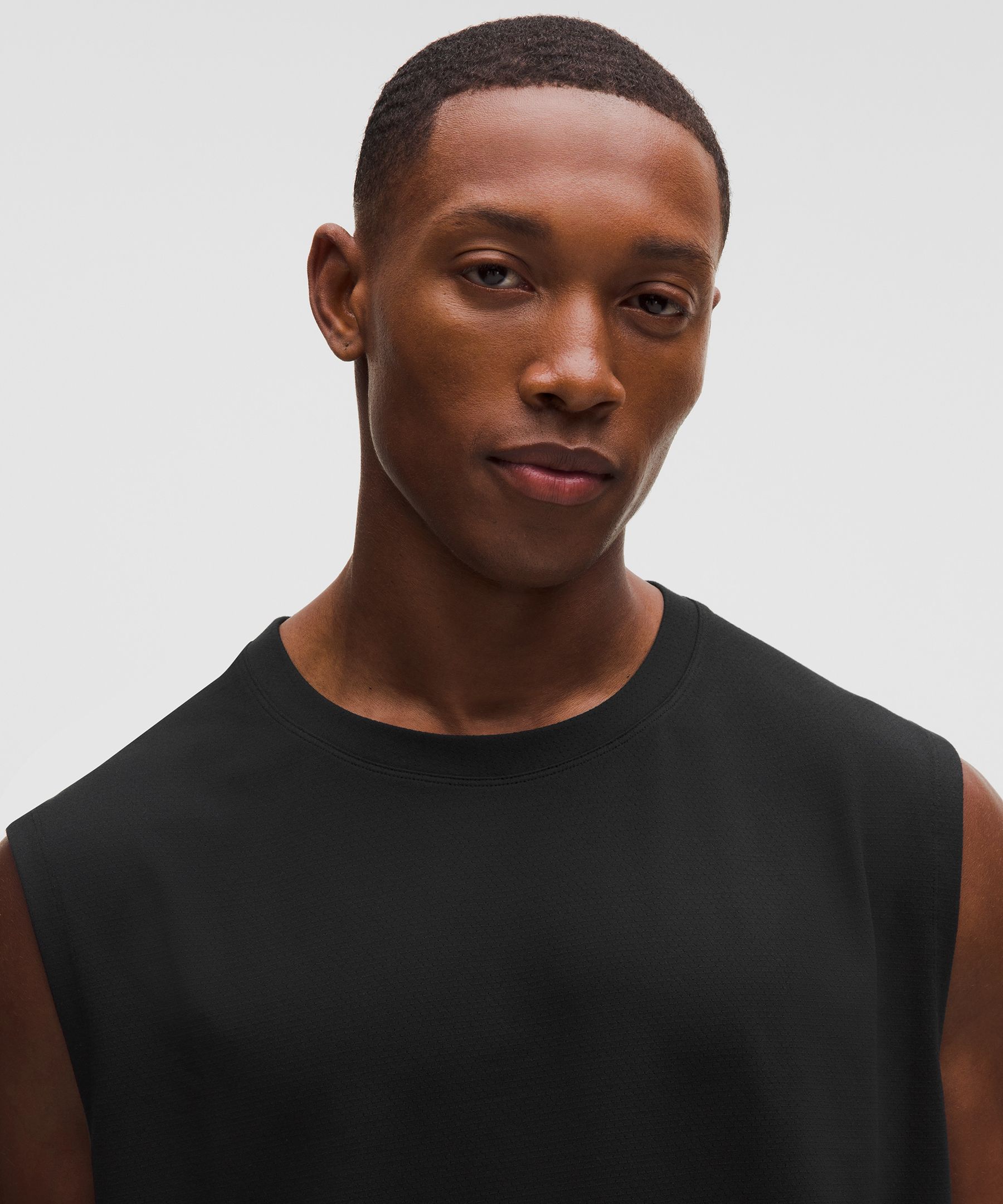 Mesh Soft Jersey Sleeveless Tank Top