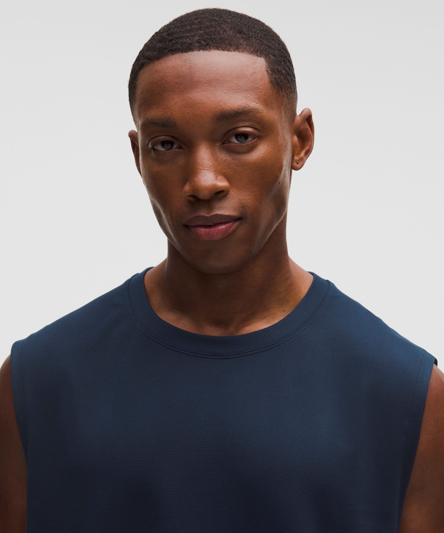 Mesh Soft Jersey Sleeveless Tank Top