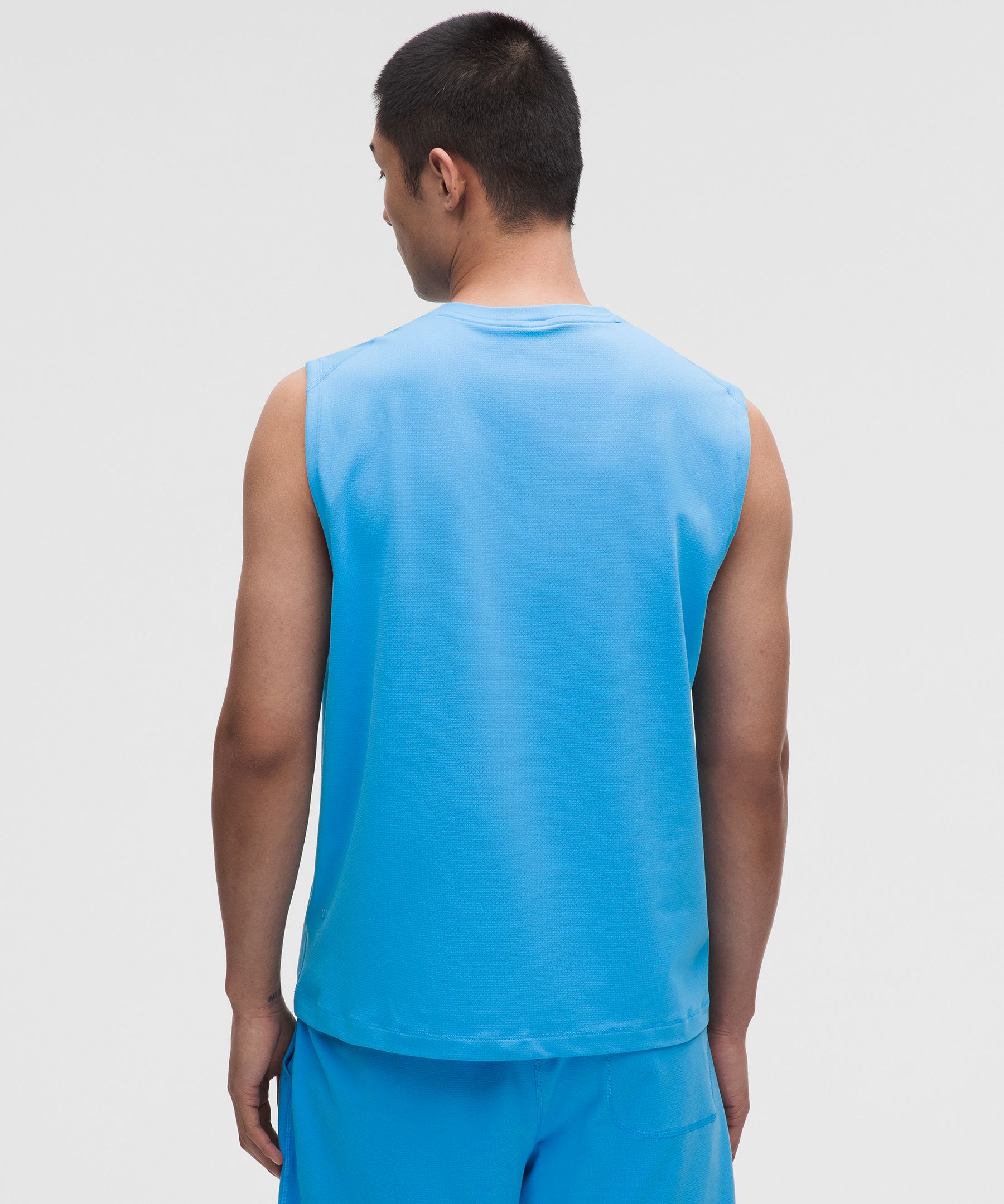 Mesh Soft Jersey Sleeveless Tank Top