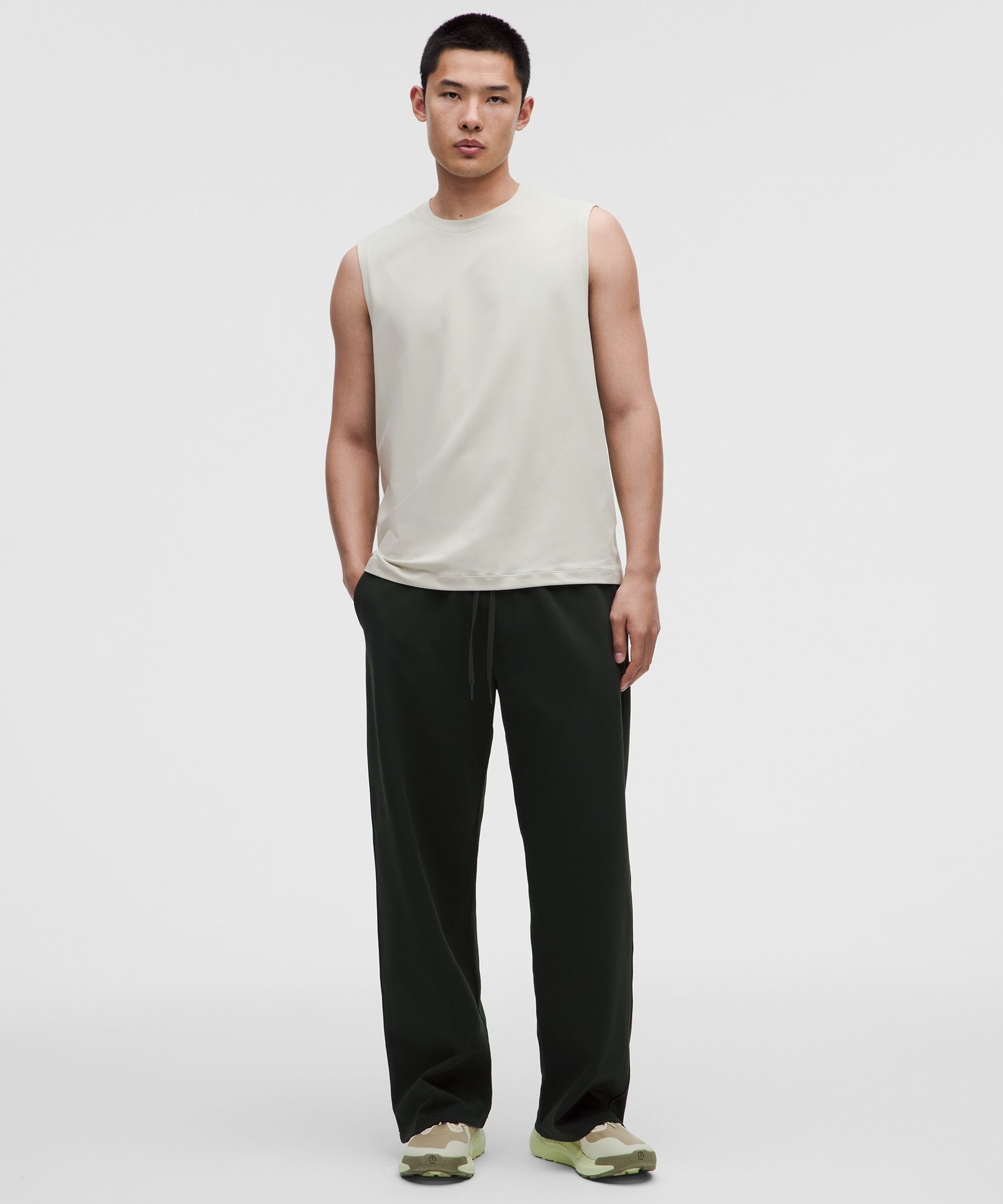 Mesh Soft Jersey Sleeveless Tank Top
