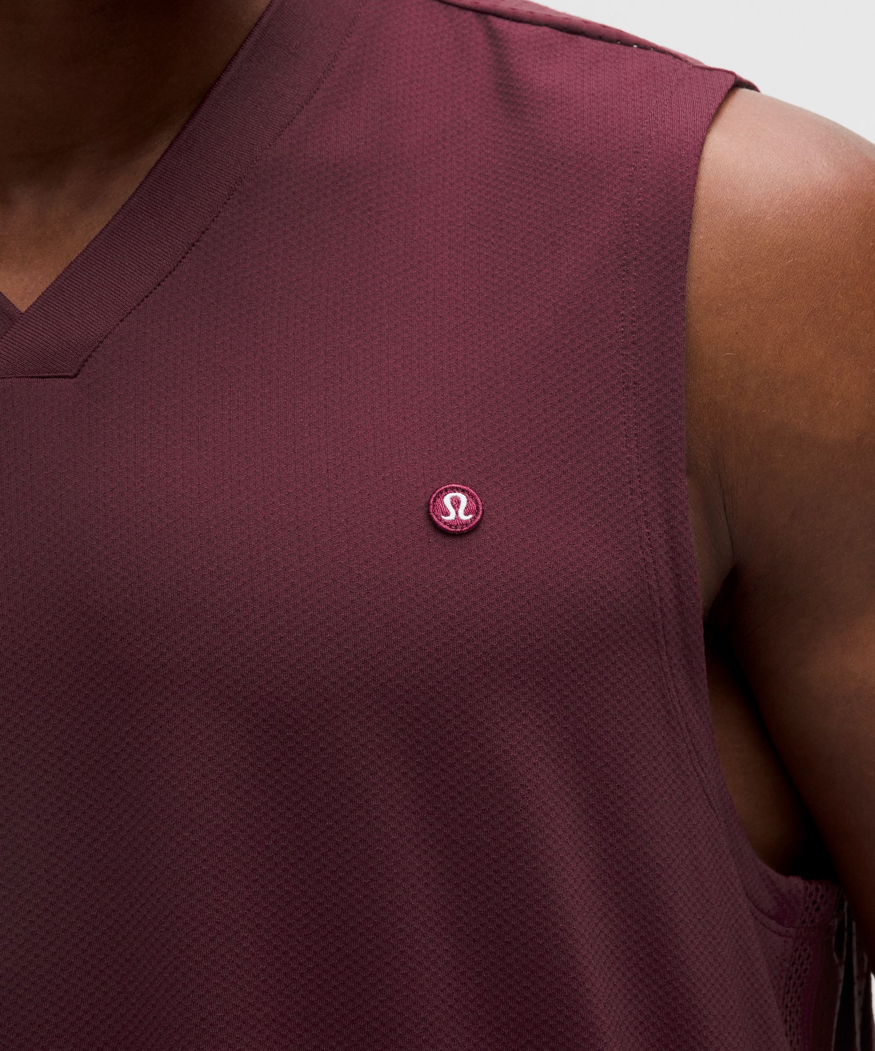 Mesh-Panelled Tennis Sleeveless Shirt