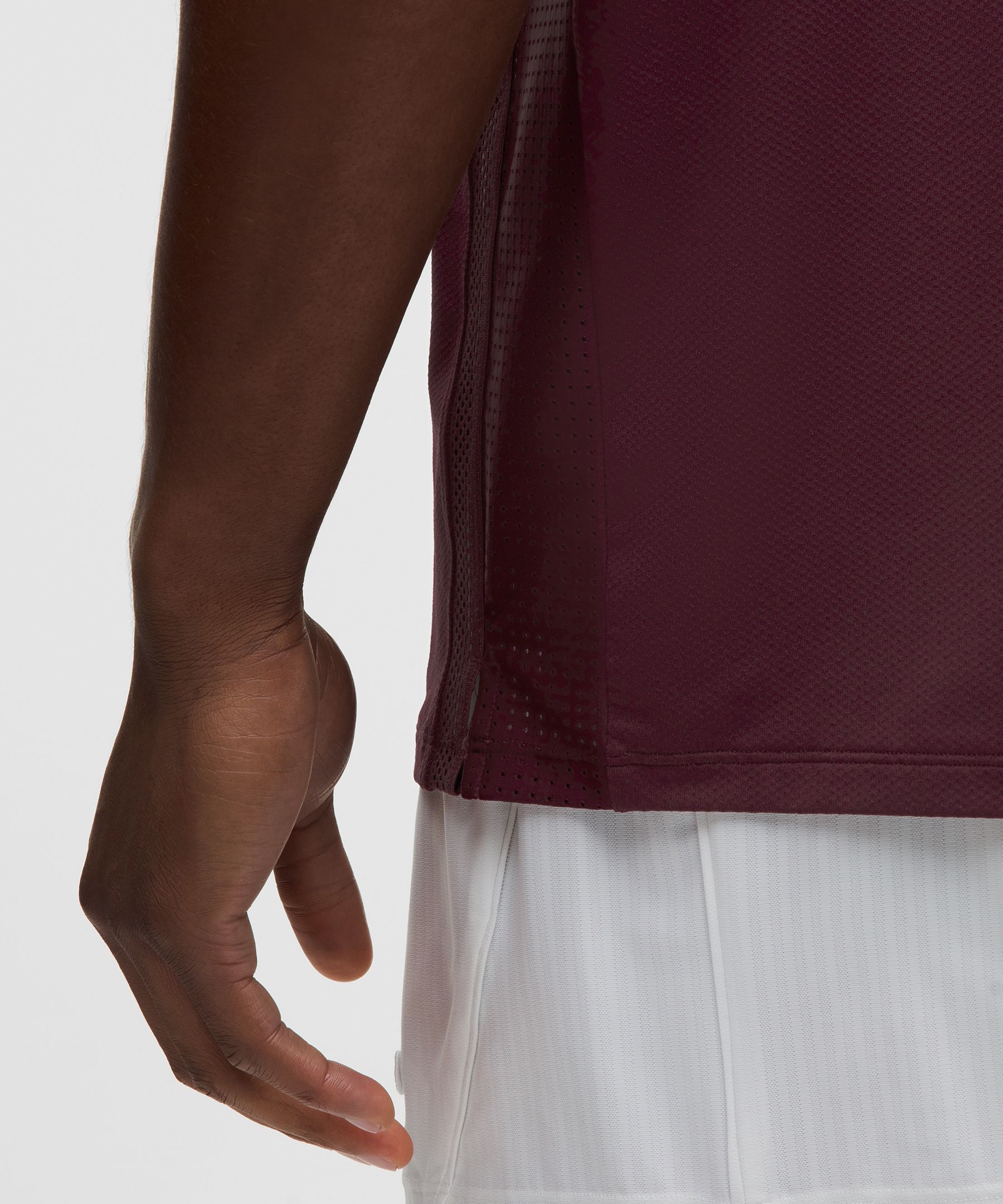 Mesh-Panelled Tennis Sleeveless Shirt