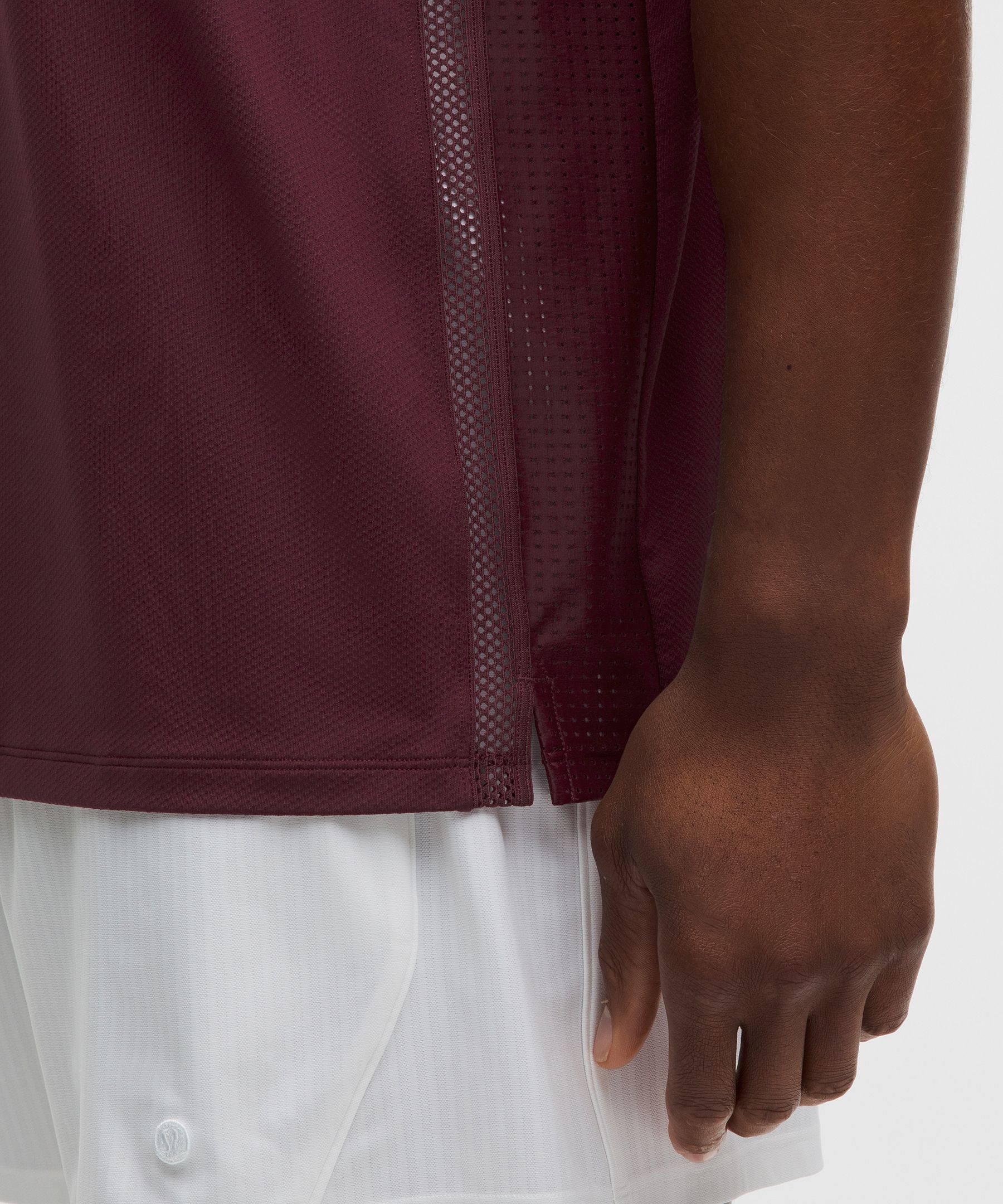 Mesh-Panelled Tennis Sleeveless Shirt