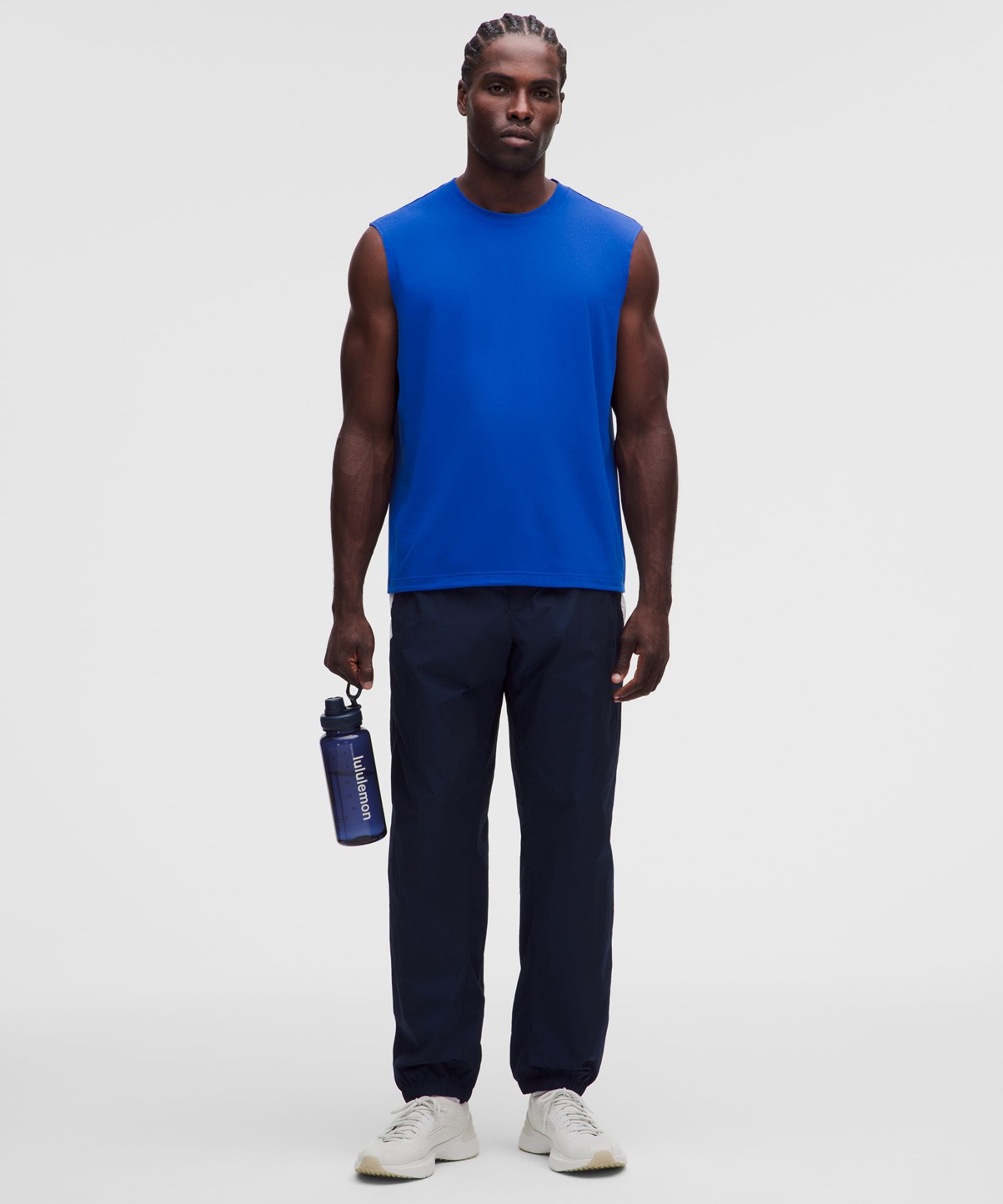 Мужская футболка Lululemon EasySet Training без рукавов — фото 2
