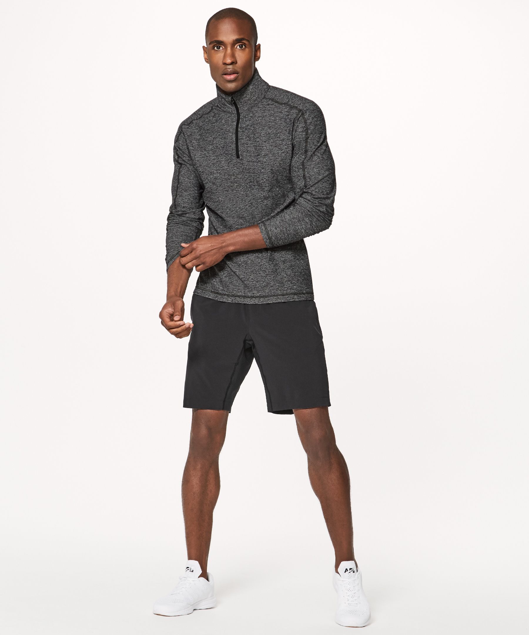 Surge Warm 1/2 Zip *Silver | Men's Long Sleeve Tops | lululemon athletica