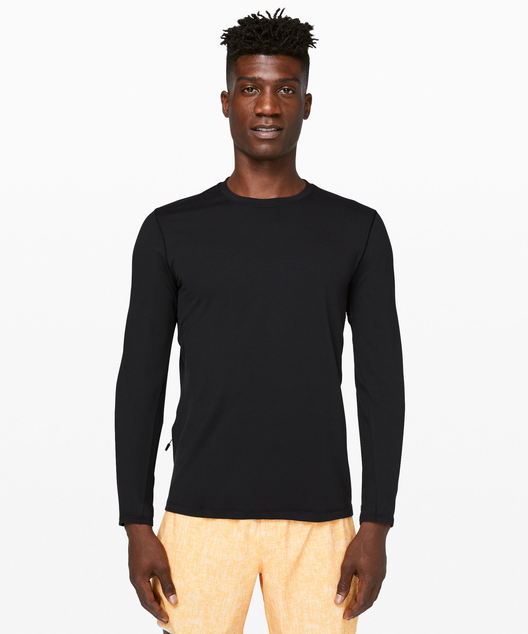 Lululemon Surge Warm Long Sleeve In Black