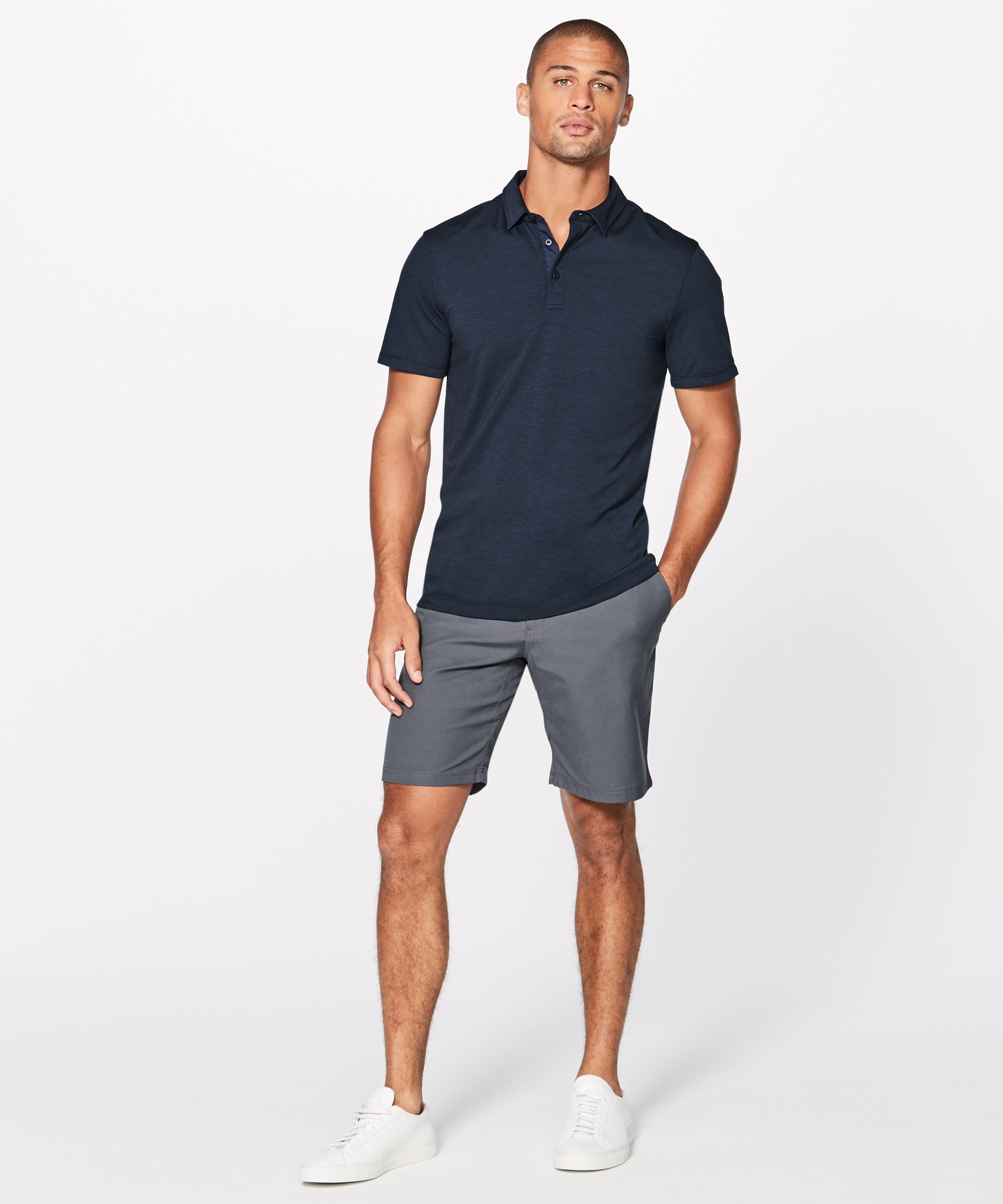 Lululemon Evolution Polo Shirt In Blue