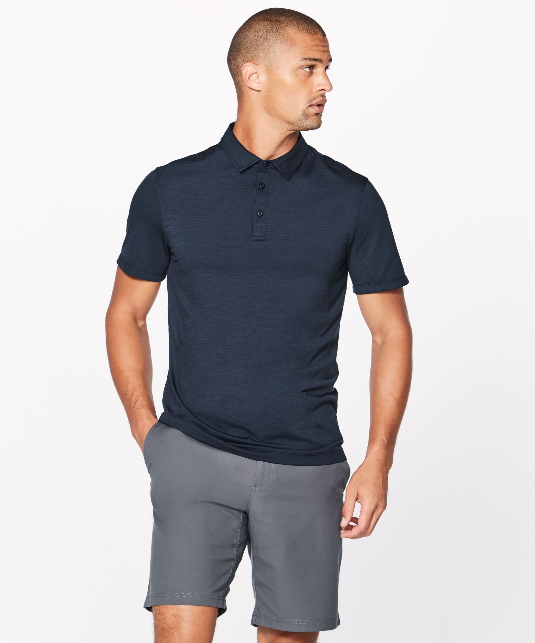 Lululemon athletica Evolution Short-Sleeve Polo Shirt *Oxford, Men's Short  Sleeve Shirts & Tee's