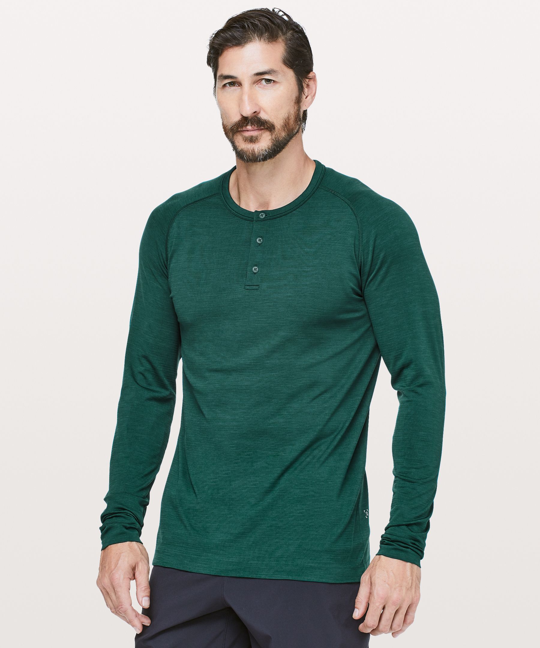 Photo of Metal Vent Tech Long Sleeve Henley 
