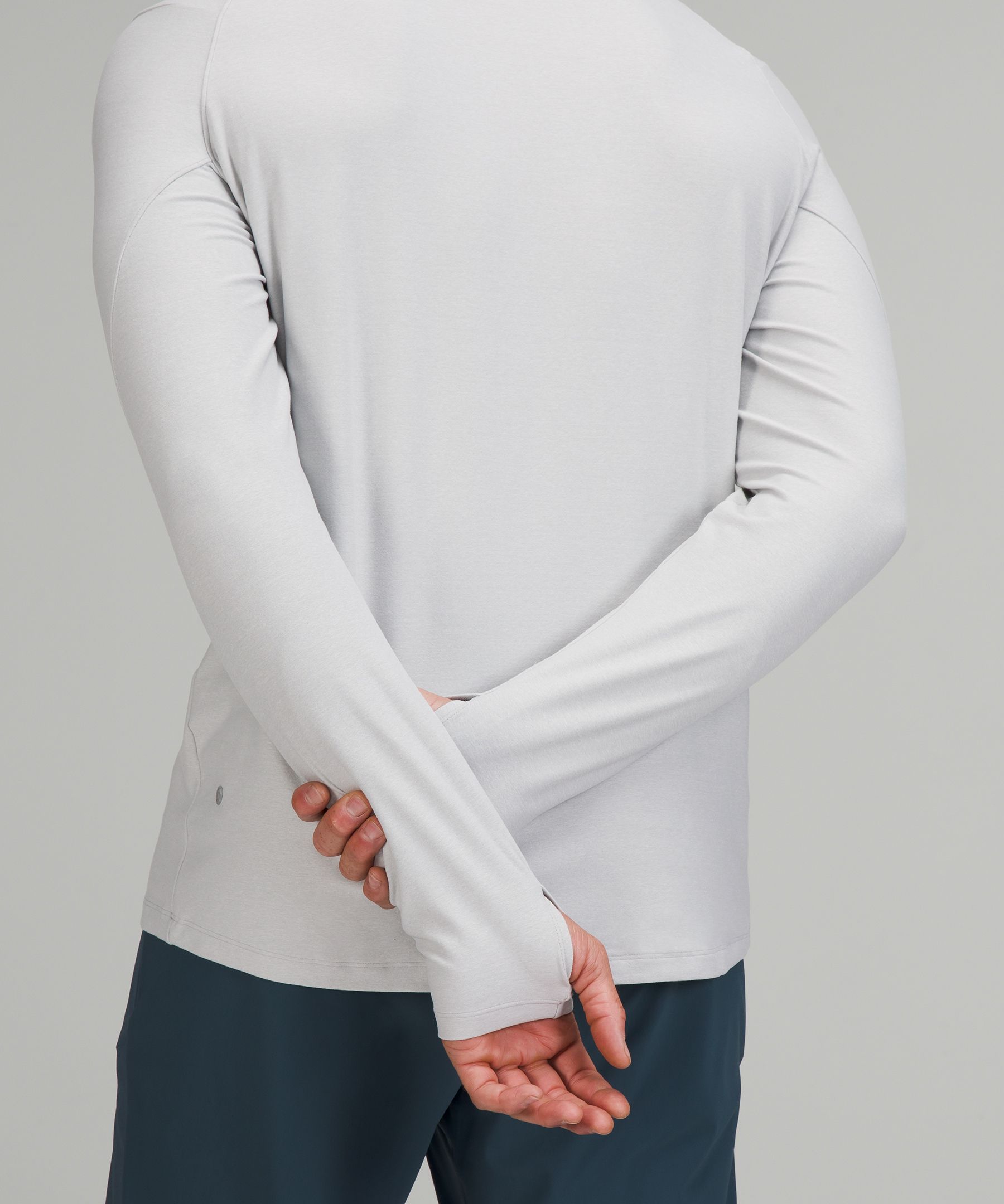 Lululemon Surge Warm Half-zip - Heathered Sea Salt