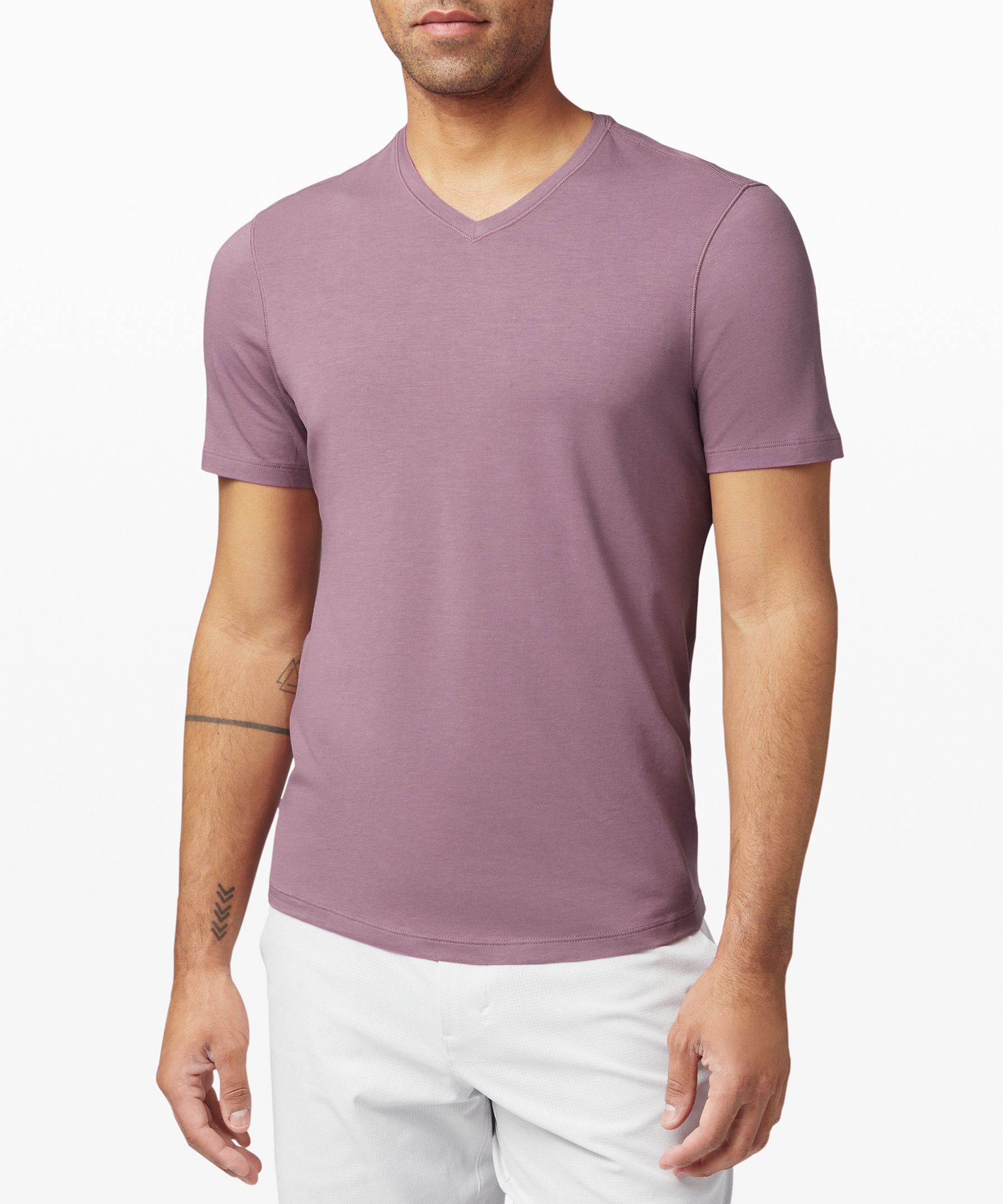 Lululemon 5 Year Basic V In Purple