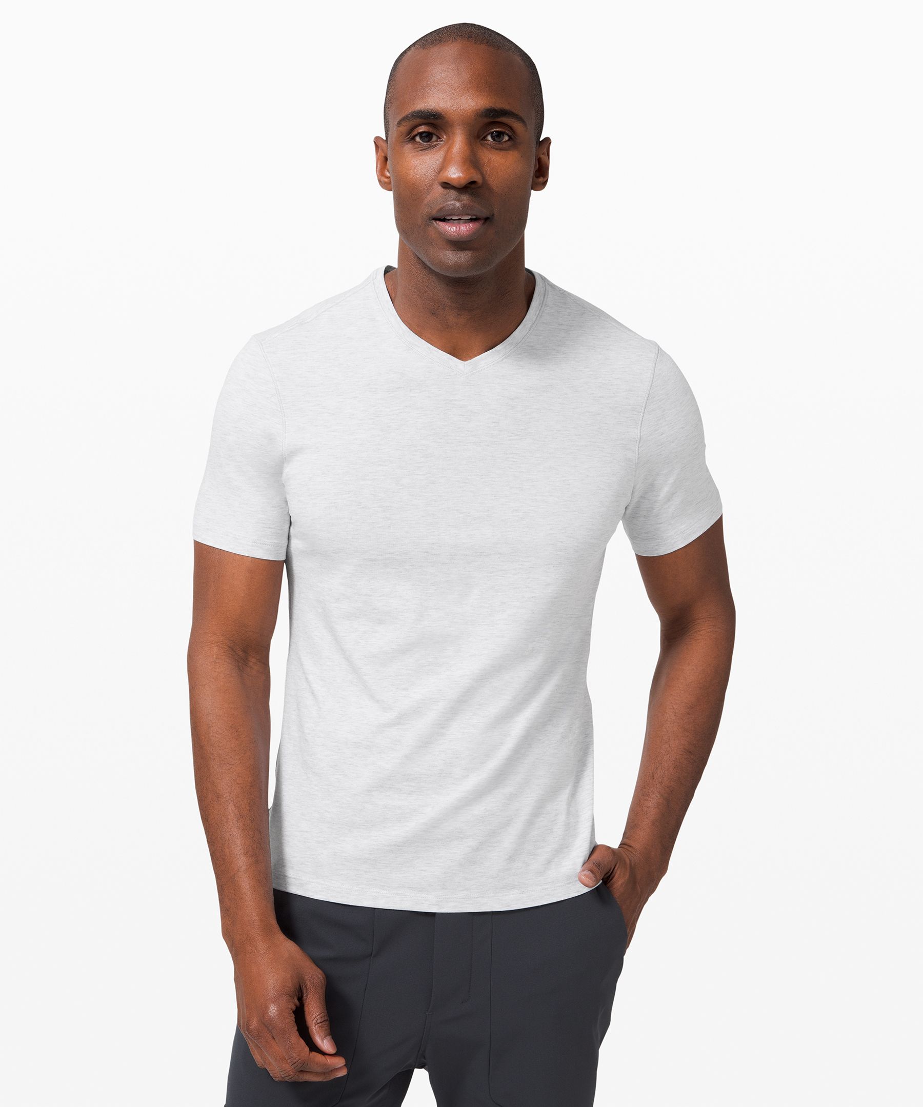 Lululemon 5 Year Basic V In Grey