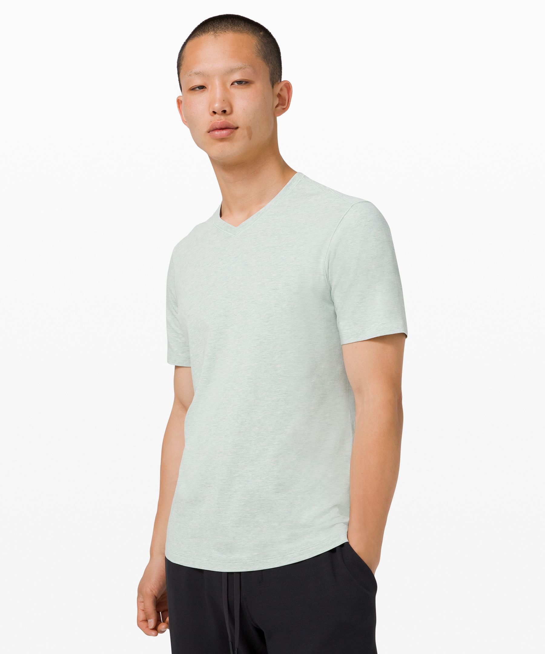 Lululemon 5 Year Basic V In Green