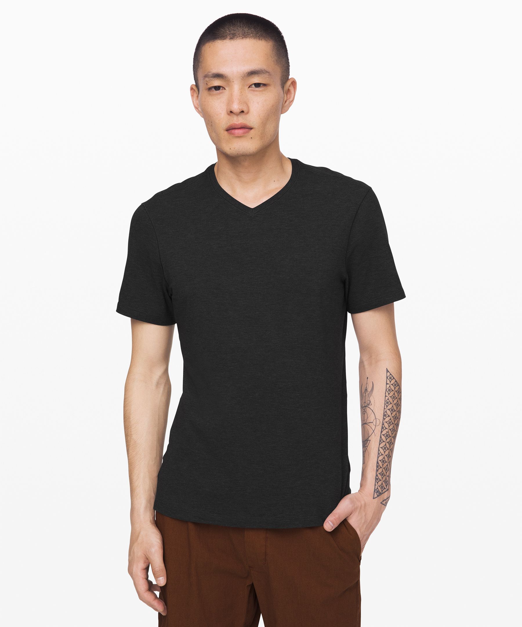 lululemon men's v neck t shirt