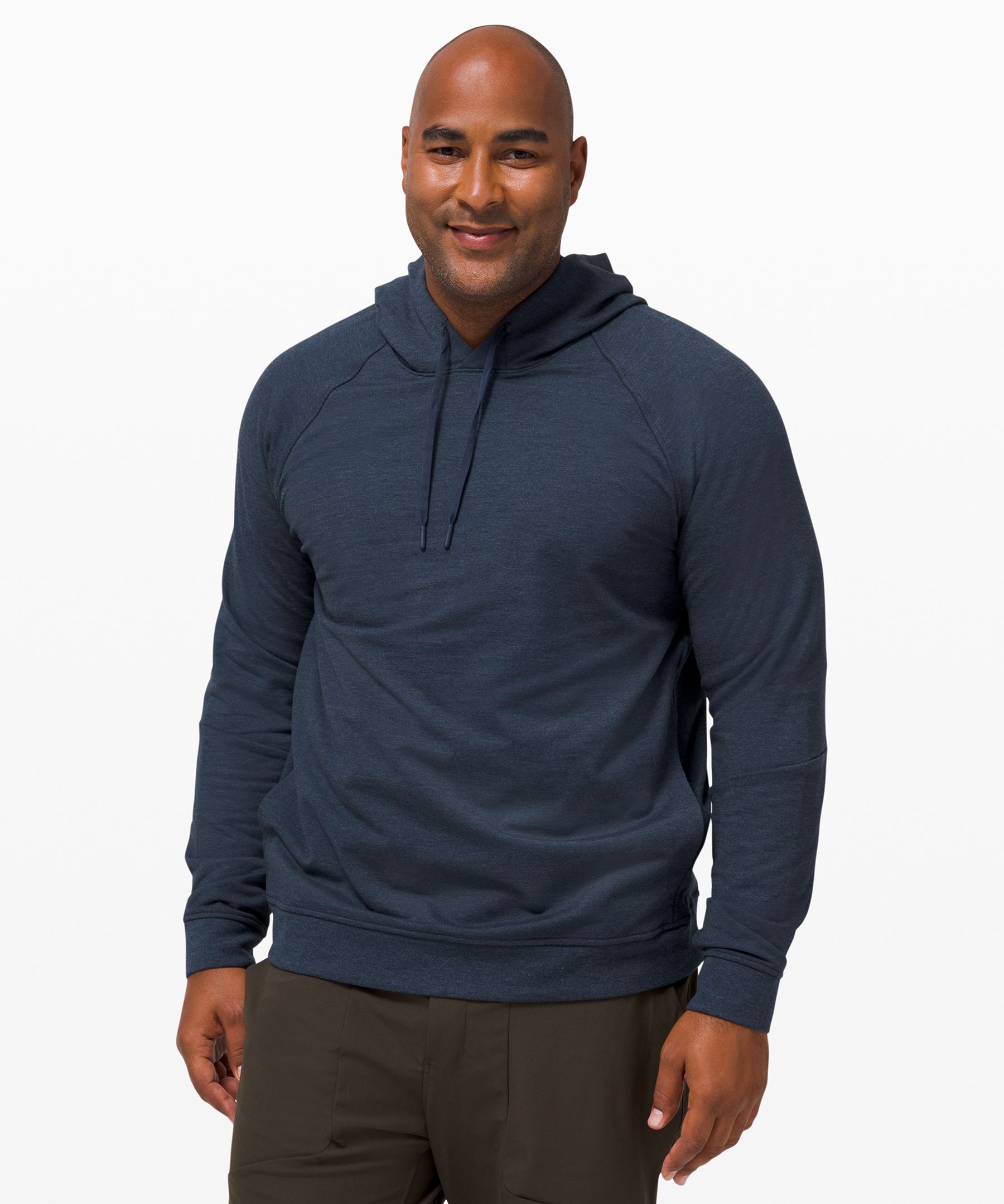 Lululemon City Sweat Pullover Hoodie In Heathered True Navy