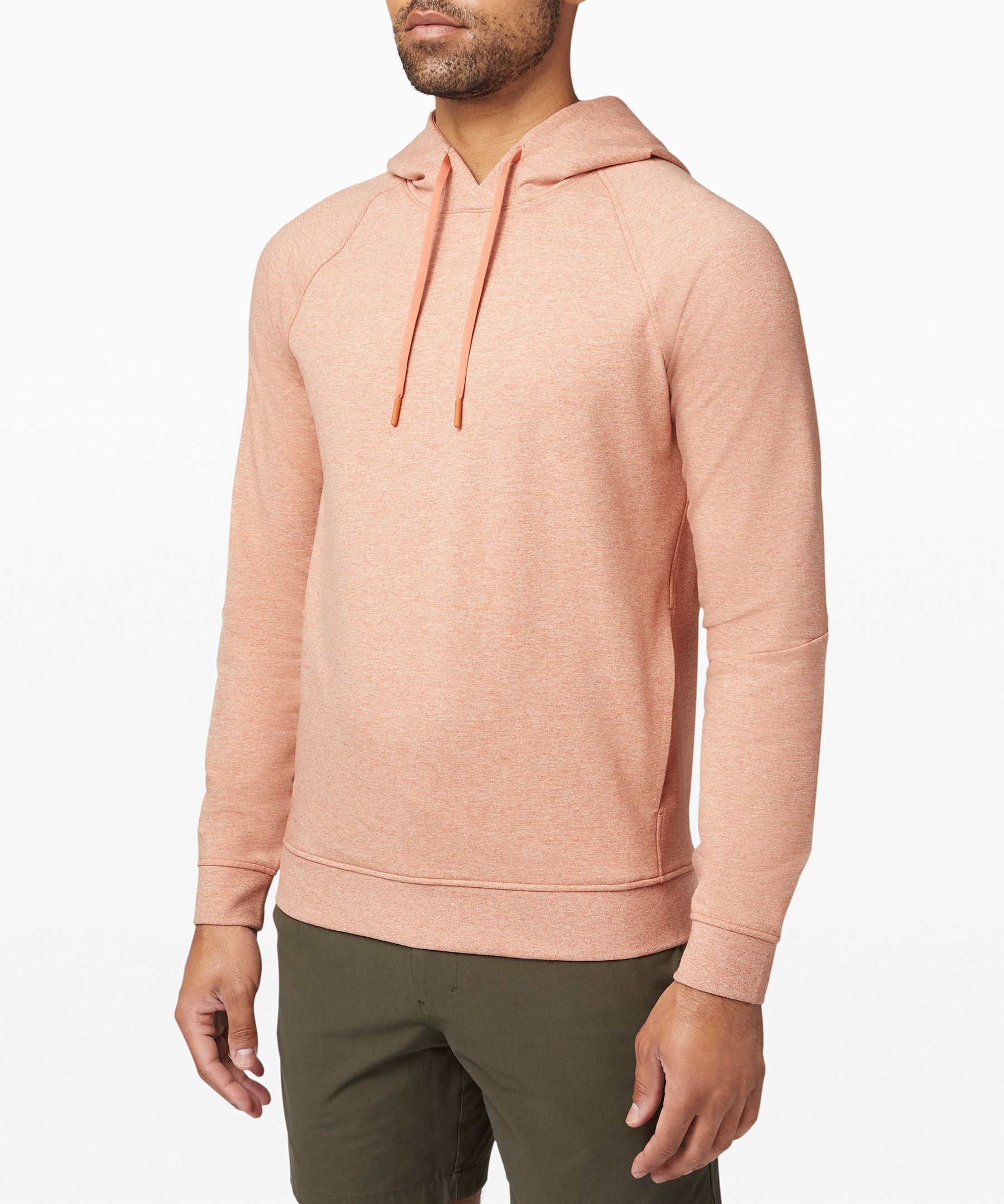Lululemon City Sweat Pullover Hoodie French Terry In Orange